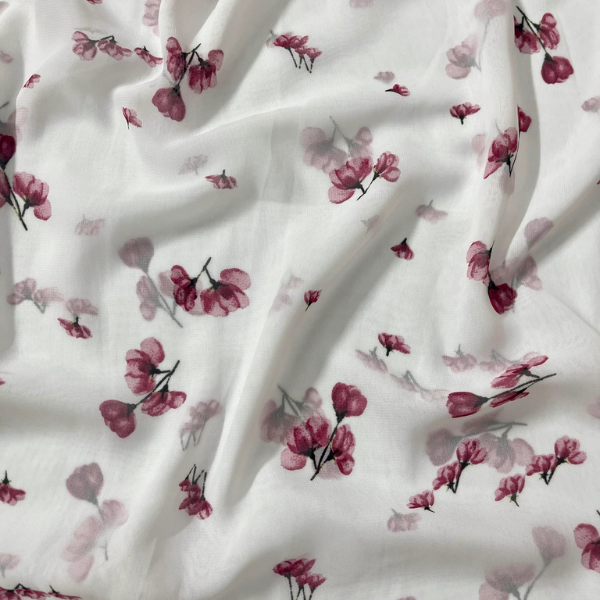 Floral Georgette - Bed Of Roses